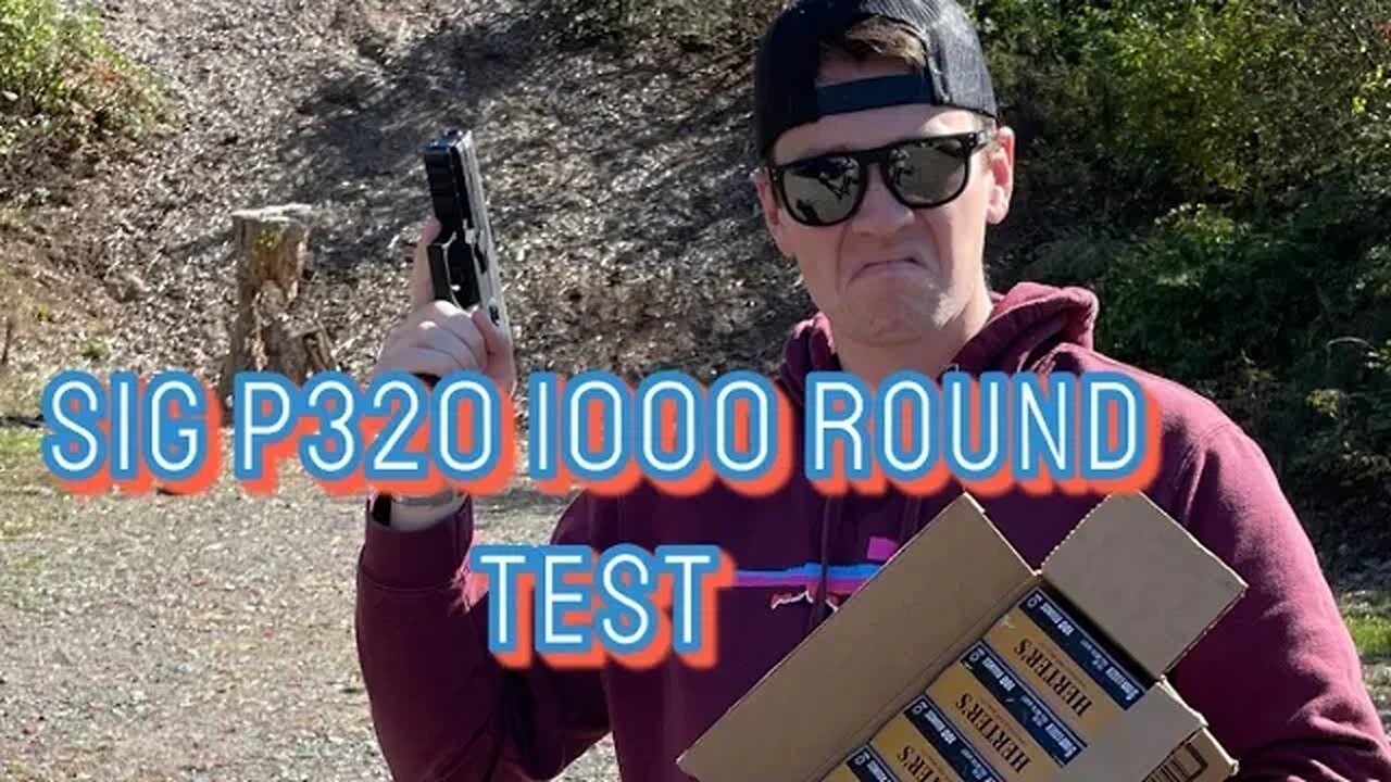 Sig Sauer P320 1000 round test. How bad is it actually?