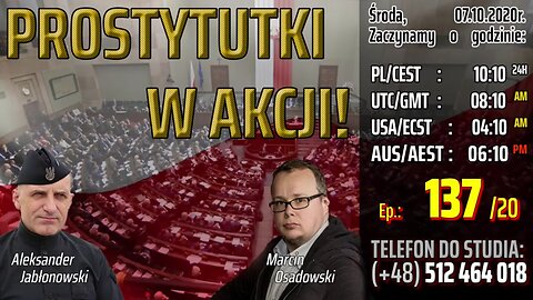 PROSTYTUTKI W AKCJI! - Olszański, Osadowski NPTV (07.10.2020)