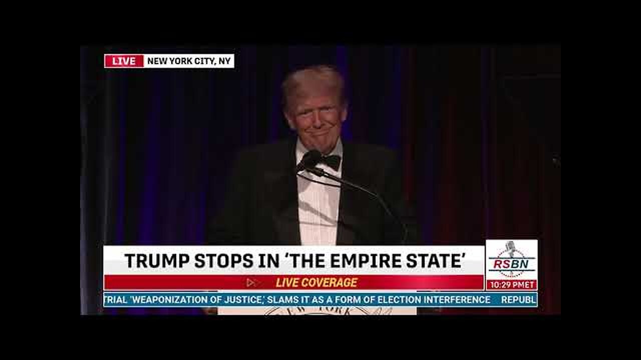 FULL SPEECH: President Donald J. Trump Headlines the NYYRC's 111th Annual Gala - 12/9/2023