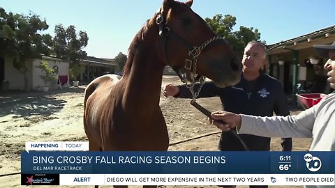 Bing Crosby racing season starts at Del Mar track