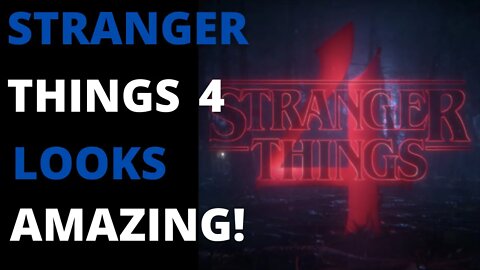 Stranger THINGS Season 4 looks incredible! | Reaction video!