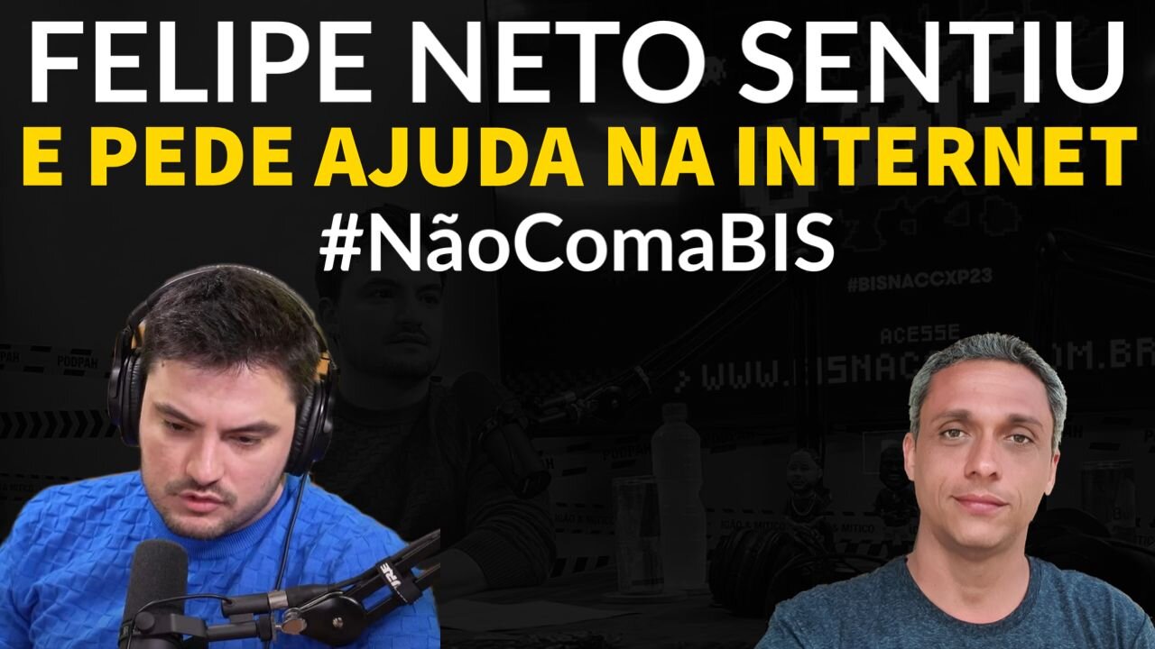 Felipe Neto sentiu o golpe e pede ajuda aos seus seguidores juvenis na internet