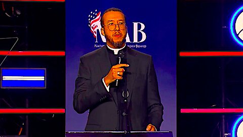 Father Calvin Robinson's Warning To America At Trump Event