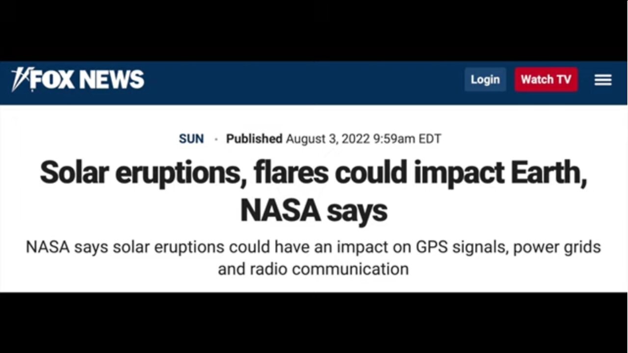 The Risk from the Sun | Ending an Age