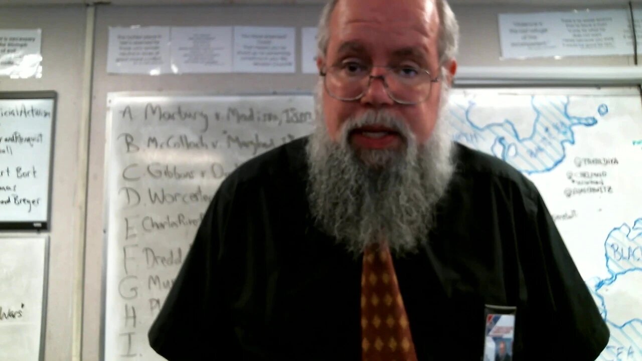 19-20 RKG CIVICS 8 07-067: Marbury v Madison through Dredd Scott v Sanford