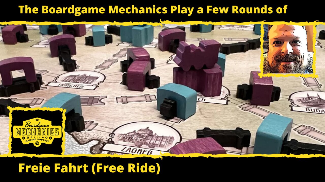 The Boardgame Mechanics Play a Few Rounds of Freie Fahrt (Free Ride)