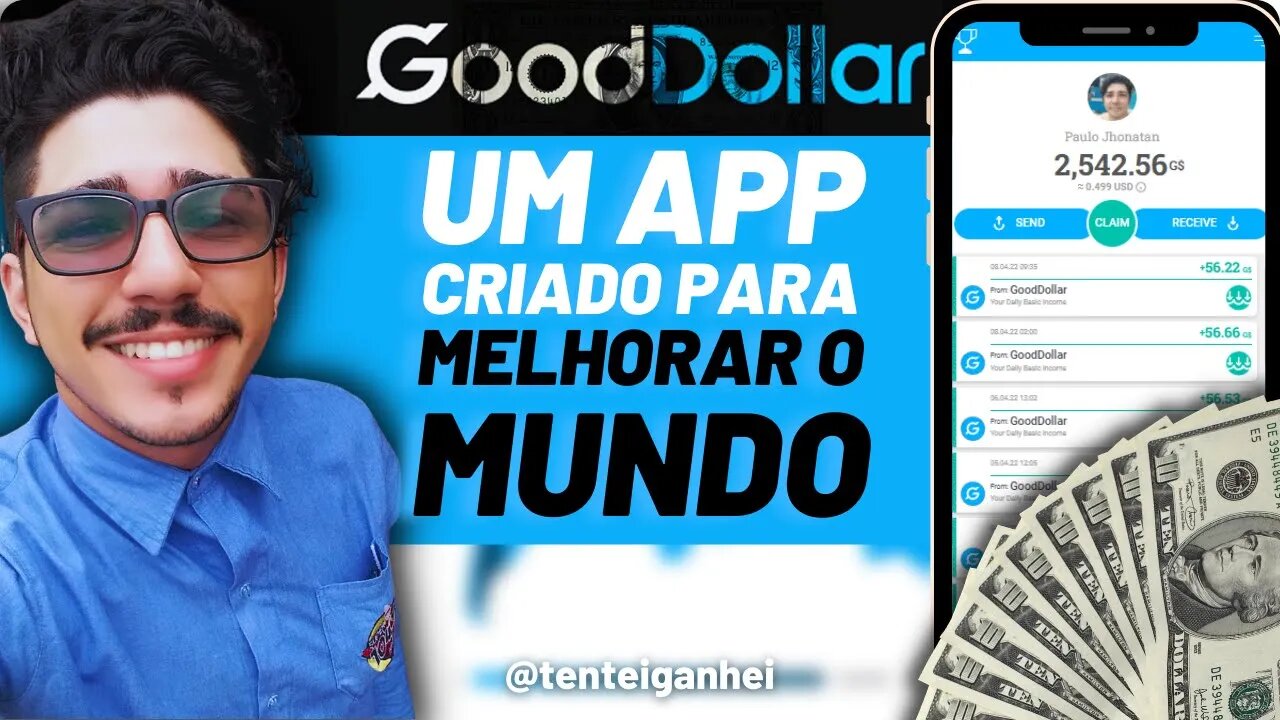 💲 GoodDollar - Criptomoeda grátis, todos os dias, para quem quiser 💲