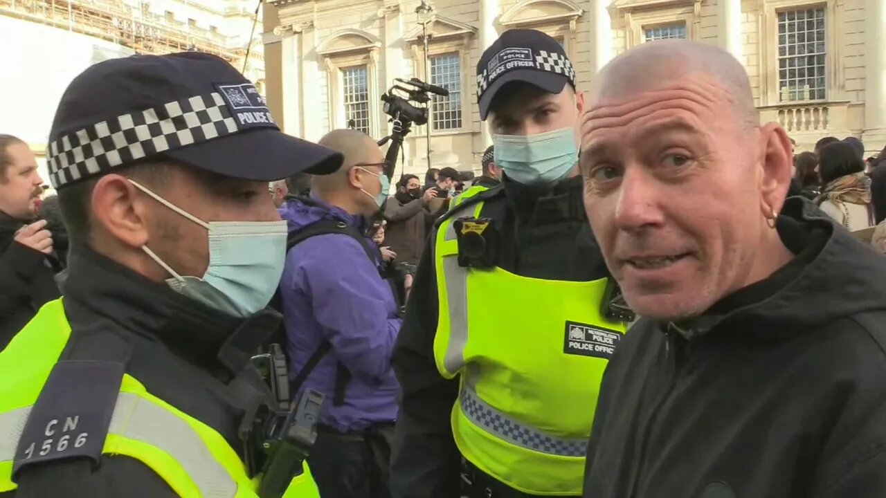 Anti-lockdown protest in London
