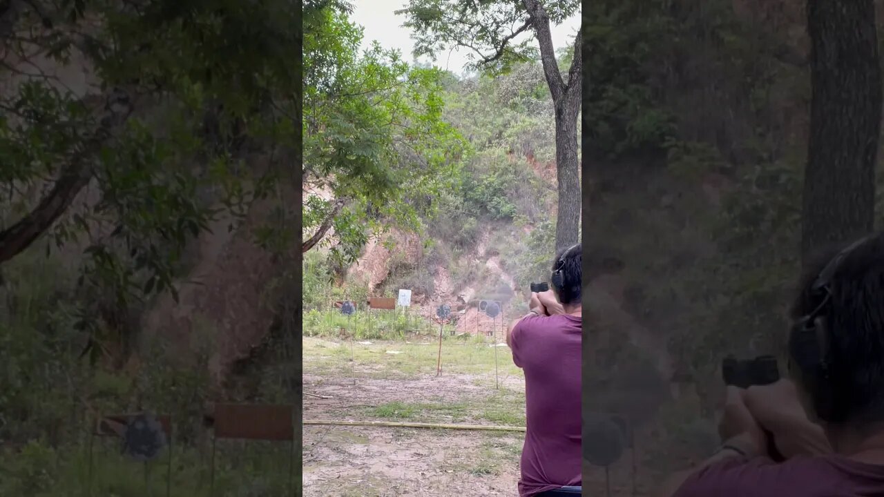 Treino de gatilho e sistema de pontaria da G2C. #treino #9mm #training #shotting