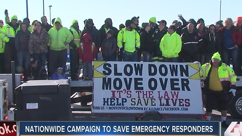 First responders tell drivers to "move over"