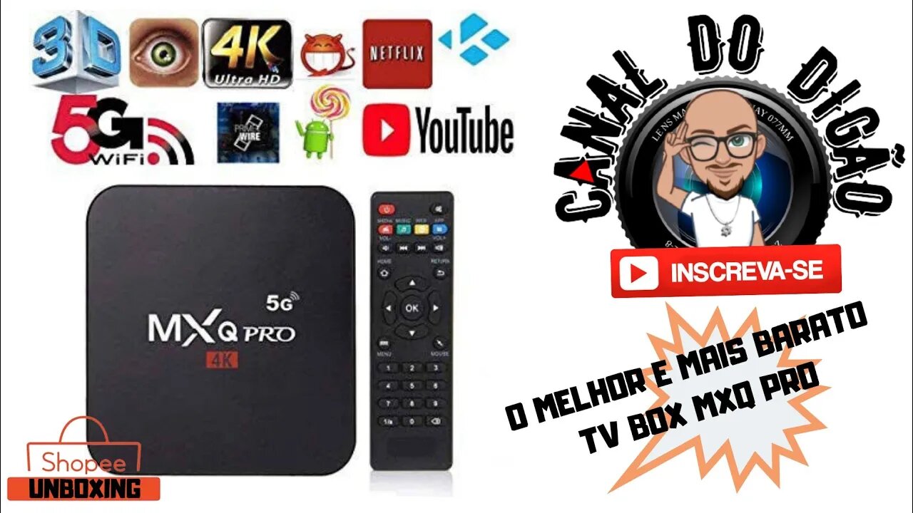 COMPREI NA SHOPEE A TV BOX MAIS BARATA😨 #55