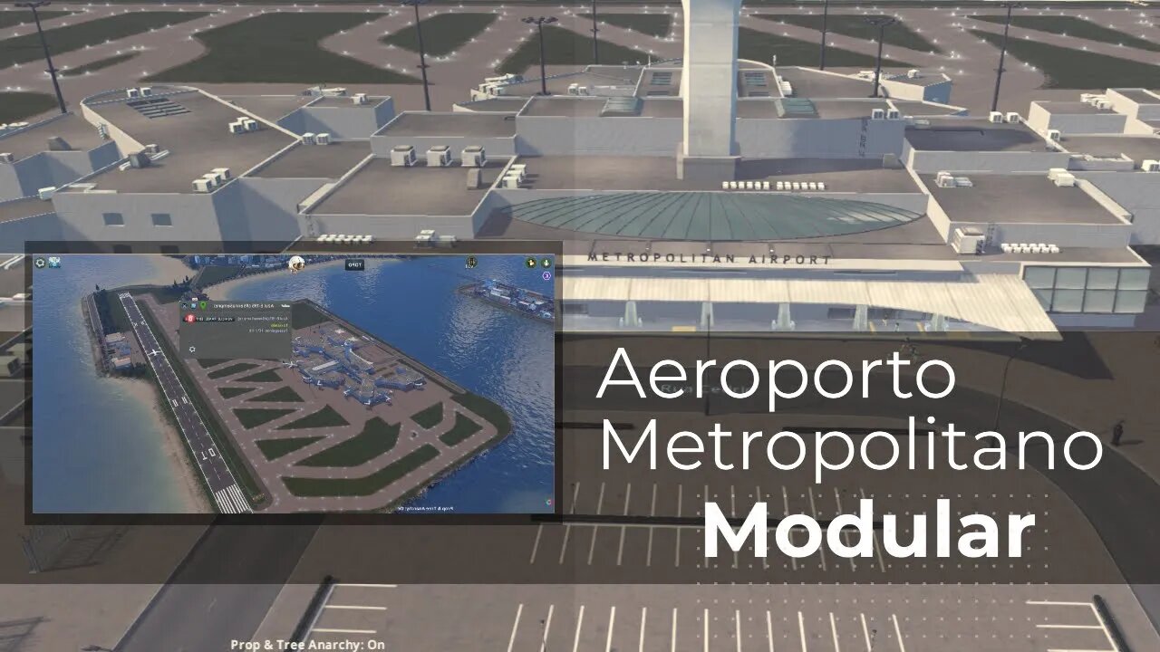 Cities: Skylines - Aeroporto Metropolitano Modular