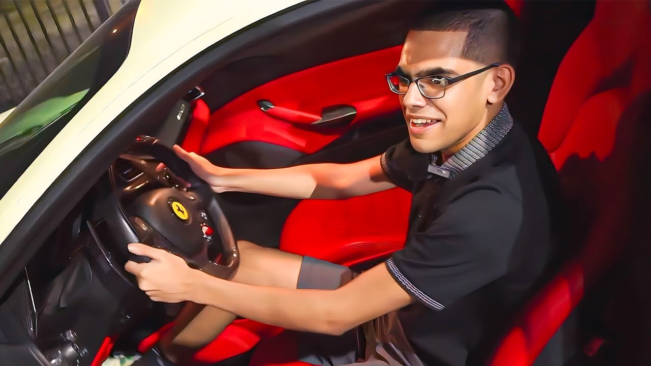 N3on DRIVES a Ferrari For the First Time..