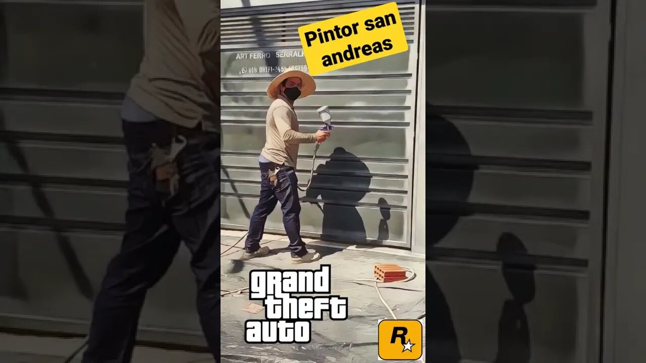 pintor San Andreas 5 #gta #gta5 #gtaonline #canaia