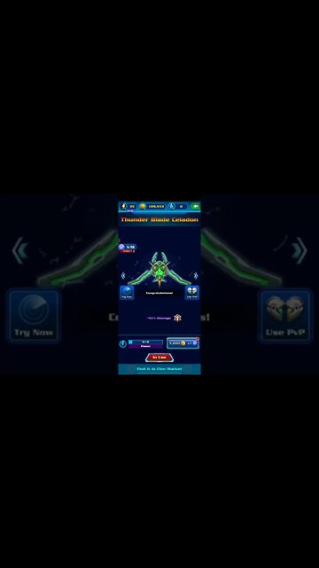 GALAXY ATTACK ALIEN SHOOTER - Space Ship Capability - Thunder Blade Celadon upgrade