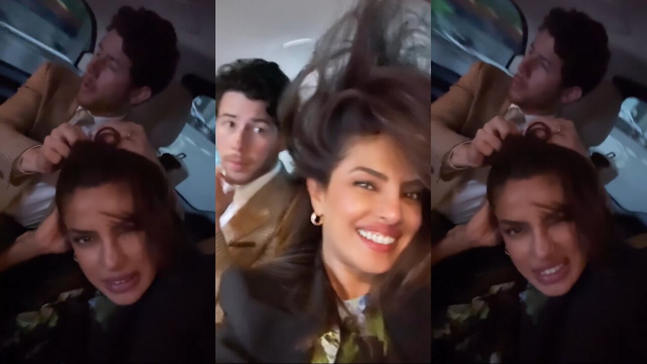 Watch Nick Jonas Struggle with Priyanka Chopra's Complicated Ponytails