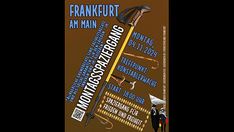 Montagsspaziergang Frankfurt 04.11.24: "Grundrechte sind Freiheitsrechte"