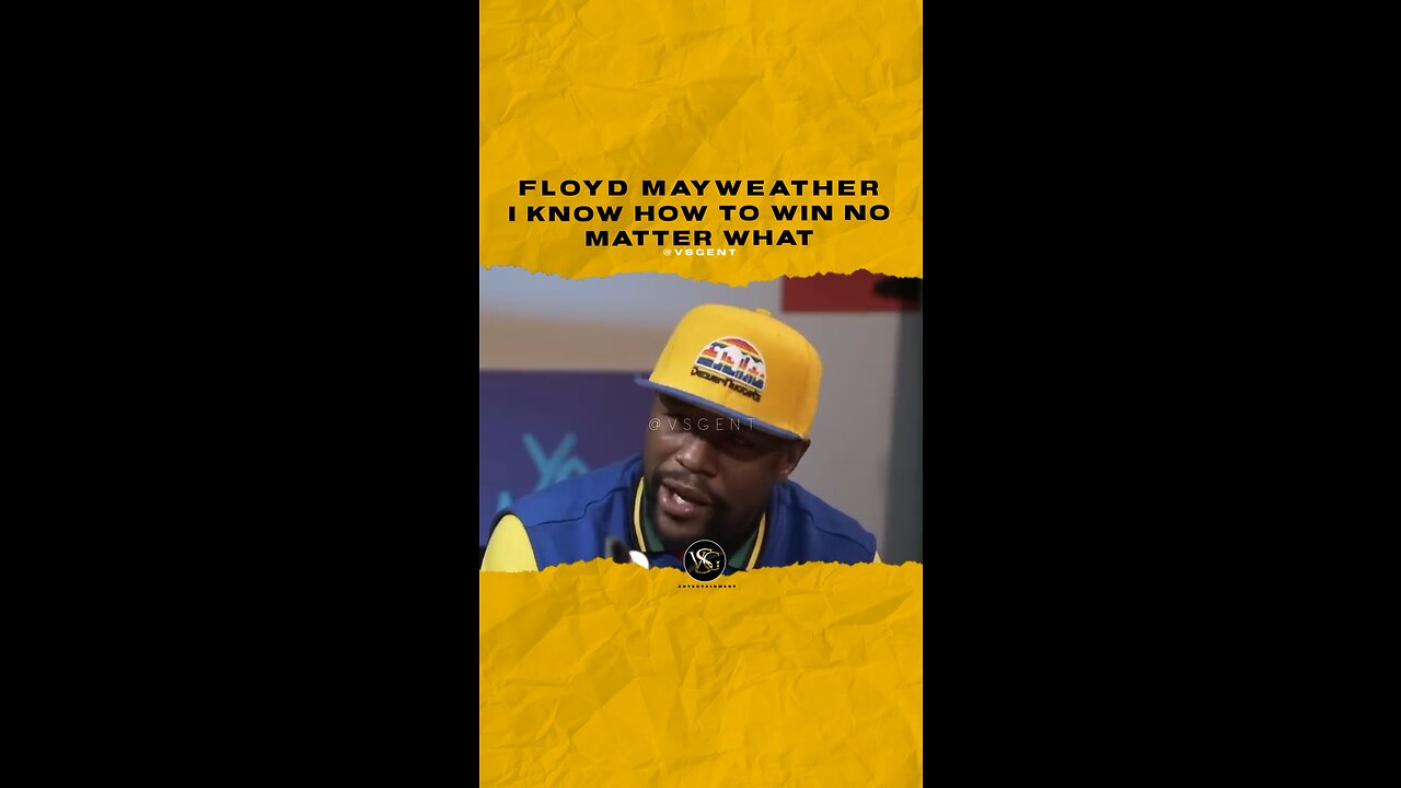 #floydmayweather I know how to win no matter what. Are you a winner? 🎥 @drinkchamps