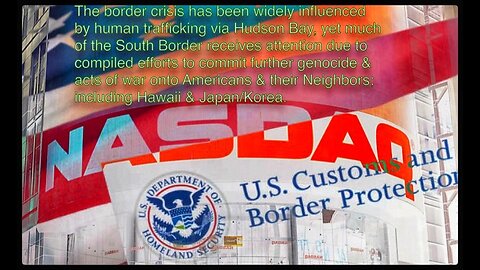 Franchise dump via Nasdaq, North Border is very important!