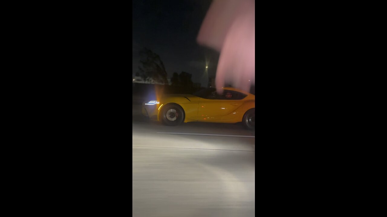 Single turbo f82 M4 vs unknown mods supra