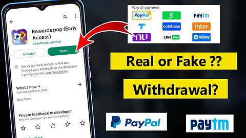 Rewards Pop app legit ? Rewards pop Real or Fake | Rewards pop app review