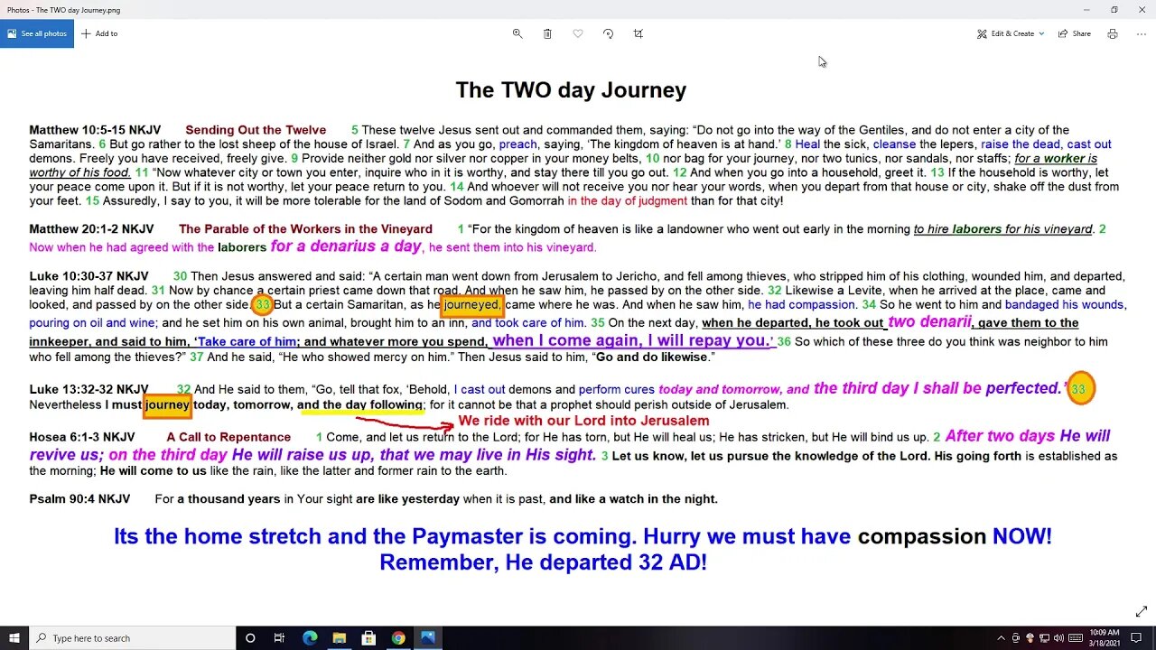 The TWO day Journey