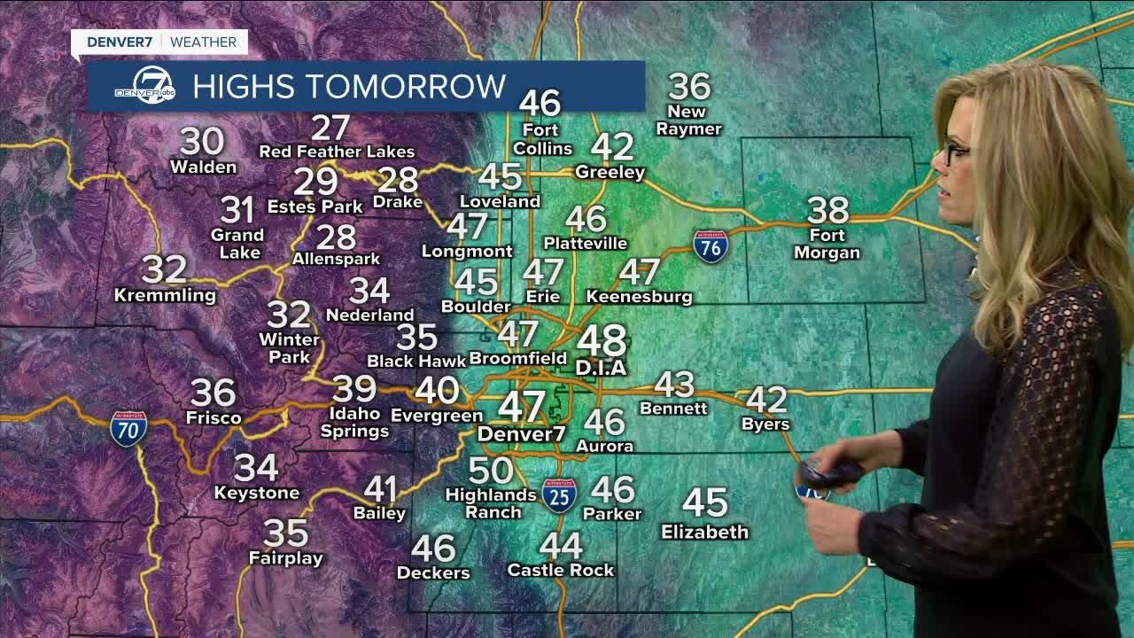 After light rain and snow, mild weather returns