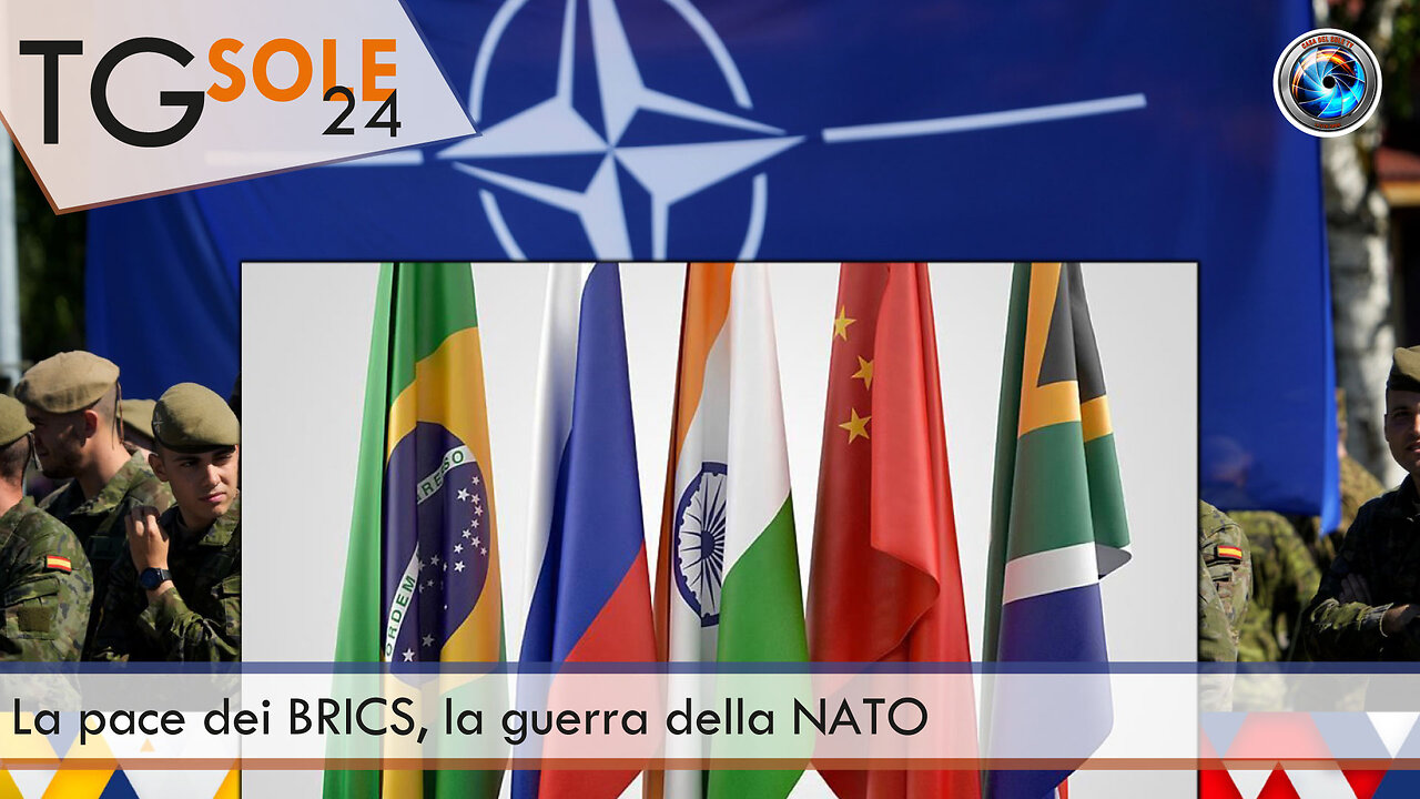 TgSole24 – 13 aprile 2023 - La pace dei BRICS, la guerra della NATO