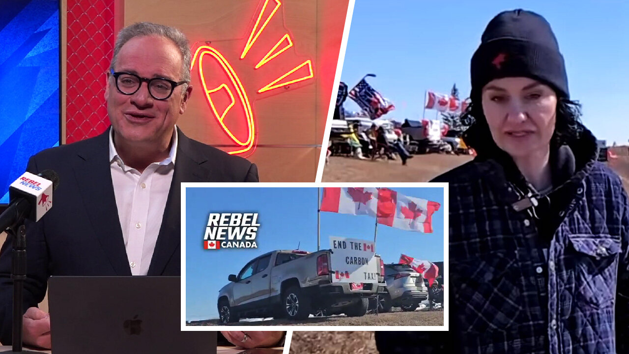 'It feels like the convoy again': Rebel News provides updates from carbon tax protest