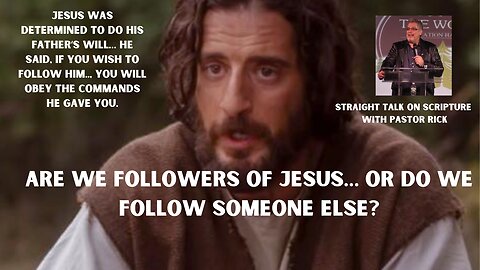 If Jesus is Lord… Follow him