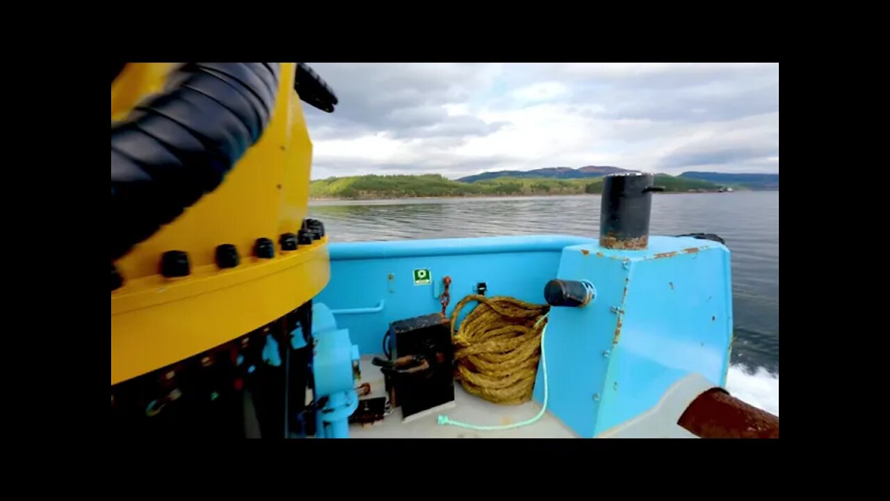 Travelling to crarea bay from tarbert.