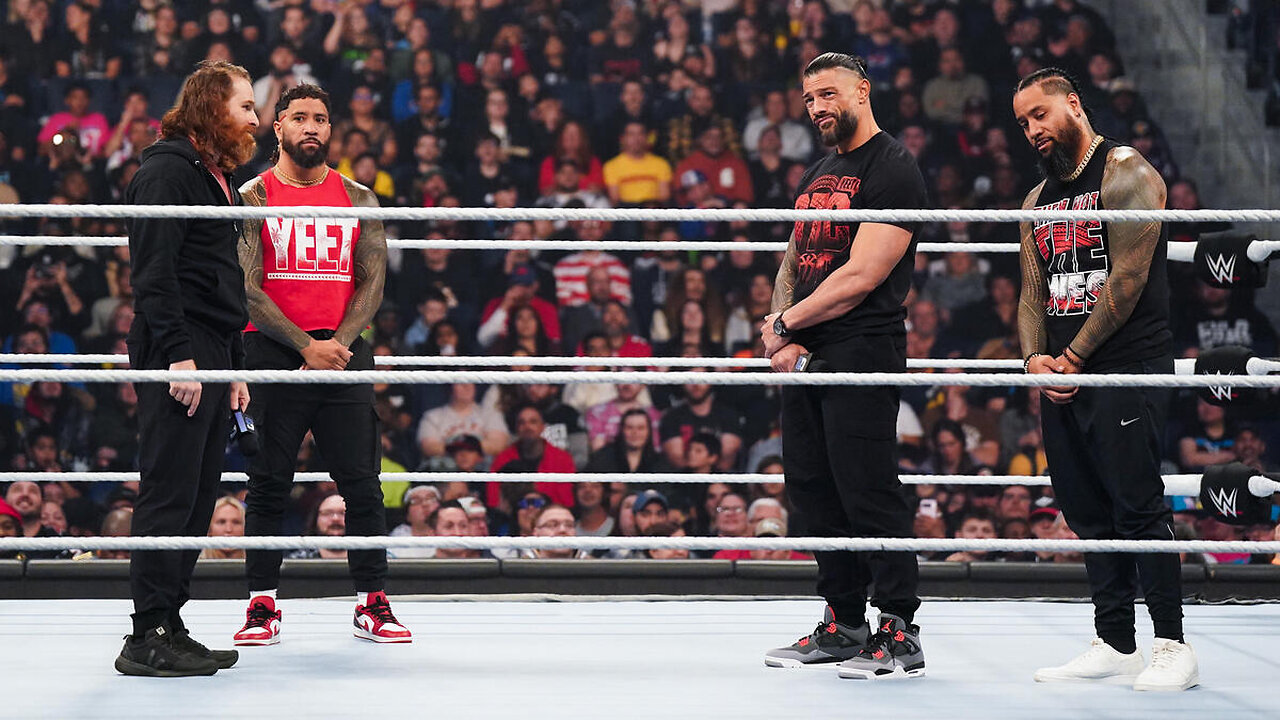 Roman Reigns & Jimmy Uso Confrontation with Sami Zayn & Jey - Shock Twist! #shorts