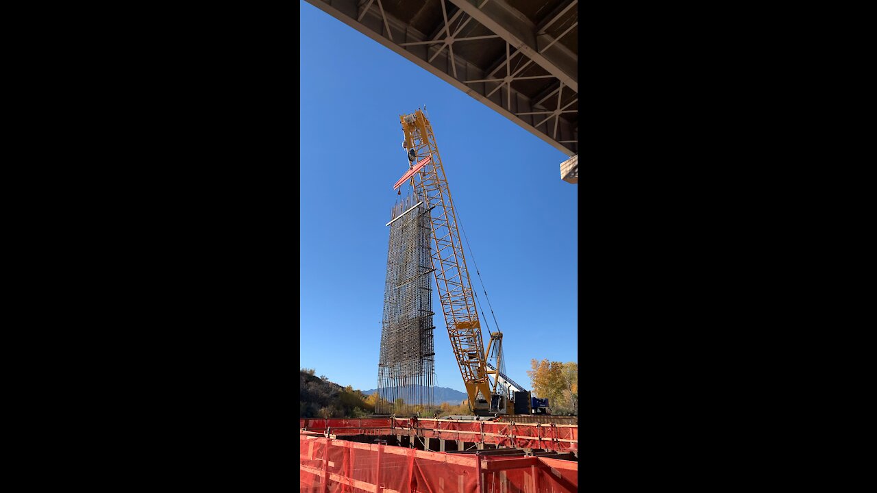 Reinforcing Steel Pier Column, pier no. 2