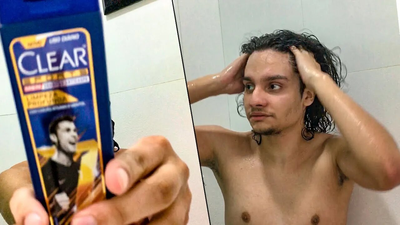 TESTANDO SHAMPOO DO CRISTIANO RONALDO | Cabelo Ondulado Masculino