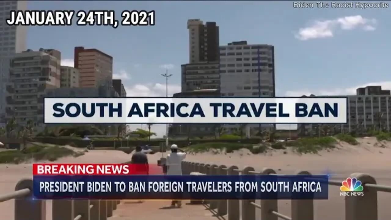 Keiser Biden, die Skynheilige Rassis, Verban Reis Uit Suid-Afrika na VSA! Teiken hy Afrikaners?