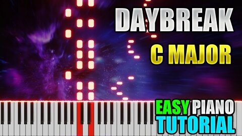 Daybreak in C Makor - Easy Piano Tutorial