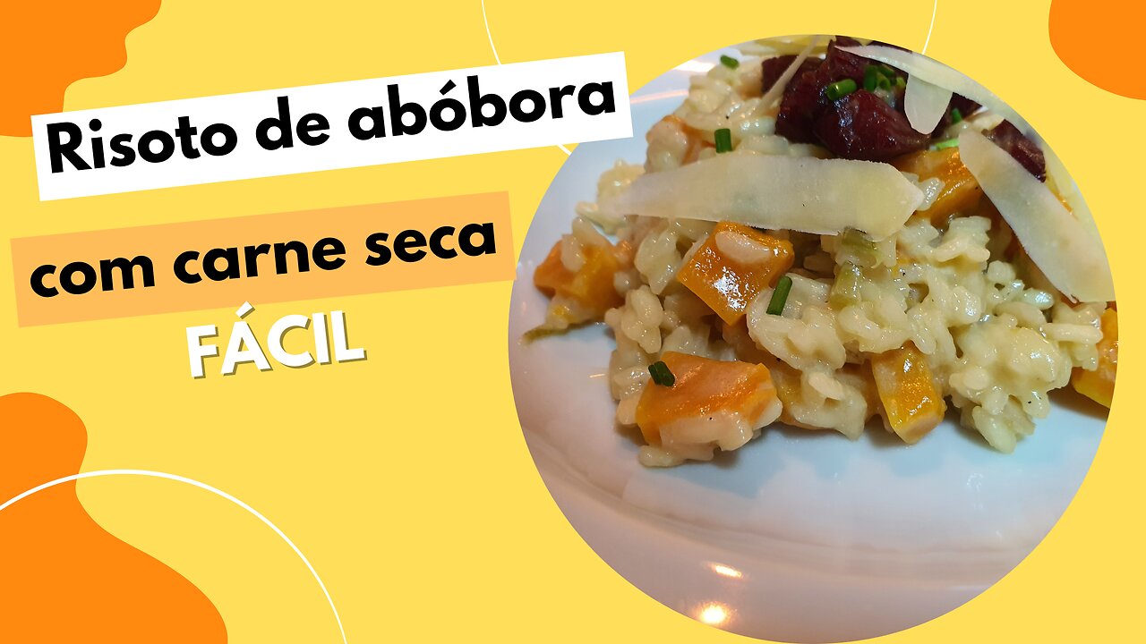 V002 - Risotto de abóbora com carne seca