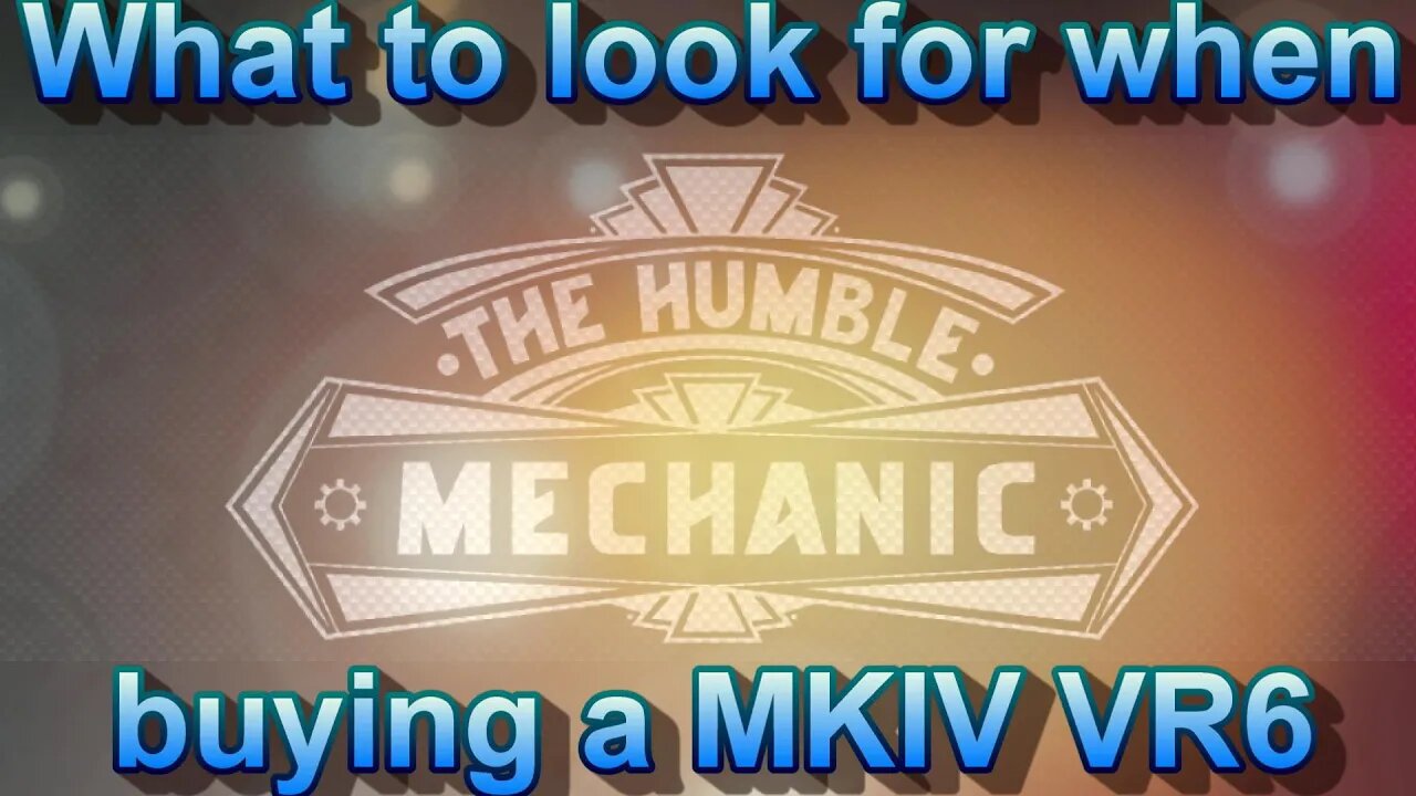 What To Look For Buying a MKIV Vr6