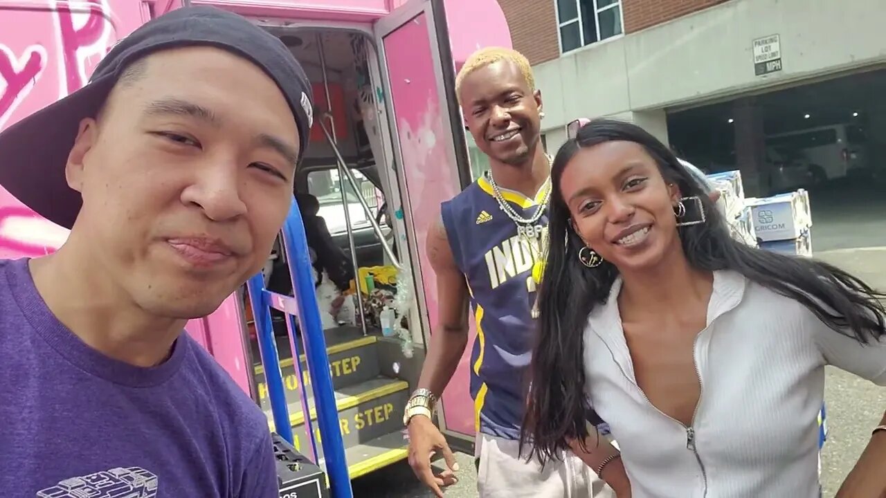 Party and food distribution with Paperboy Prince!