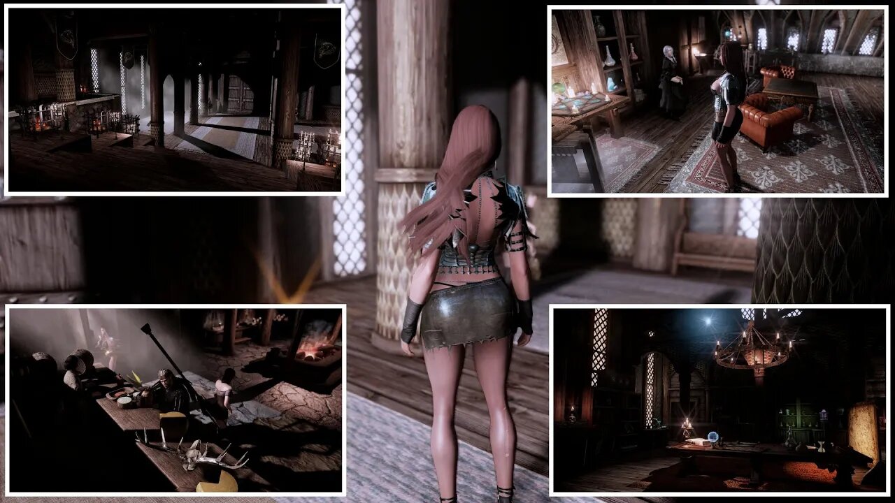 Skyrim SE Light and Shadow Inside the Taverns, Caves and Dungeons