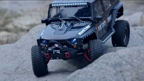 Small and cool. Rocks and mountains are not an obstacle for this jeep. Remote controlled cars.