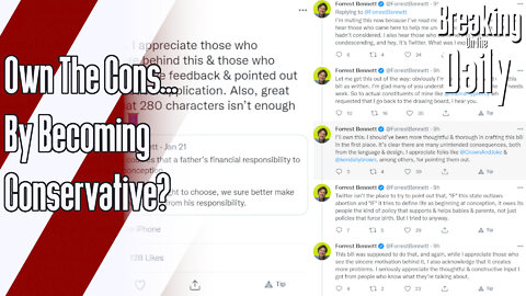 Dem Tries to Own the Cons… By Being Conservative: BOTD
