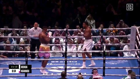 Antony Joshua murdering Francis Ngannou 🤯🥊