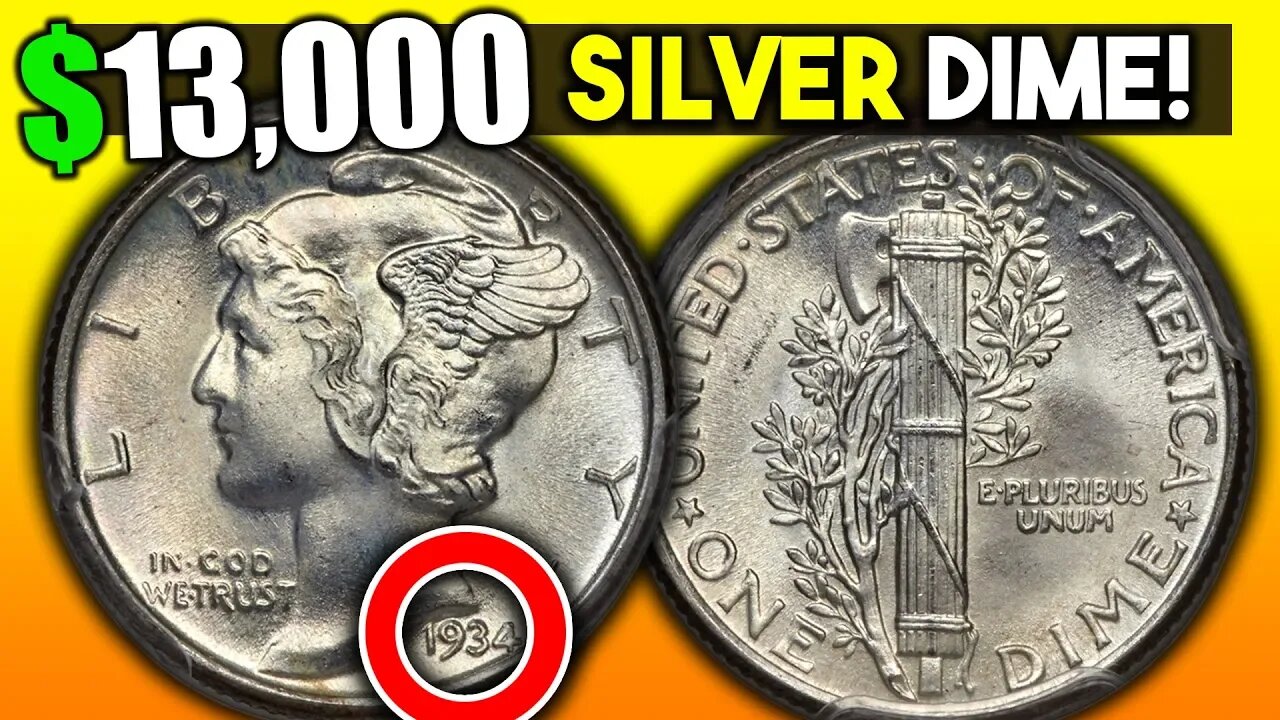 DO YOU HAVE A RARE MERCURY DIME? SILVER DIMES WORTH MONEY