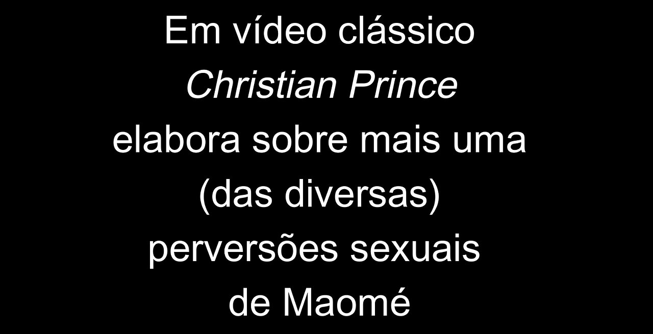 Profeta Maomé fez sexo com animais, mulheres mortas e até mesmo com uma tia