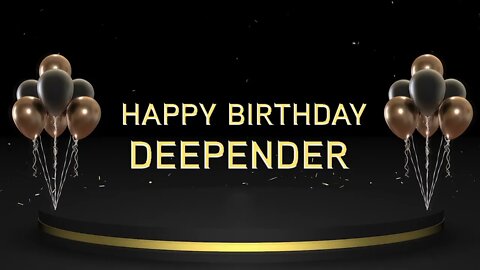 Wish you a very Happy Birthday Deepender