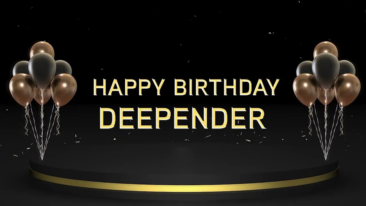 Wish you a very Happy Birthday Deepender