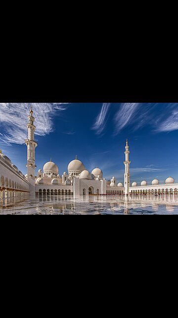 And uninvited guest enters a Mosque...