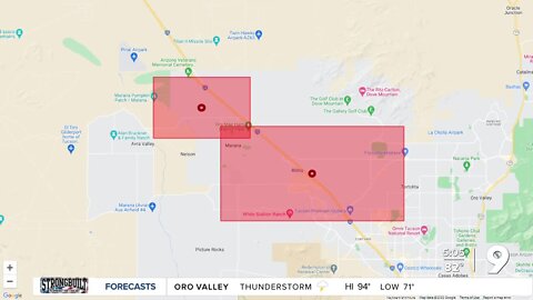 Storms down power lines in Marana, close Sanders Road