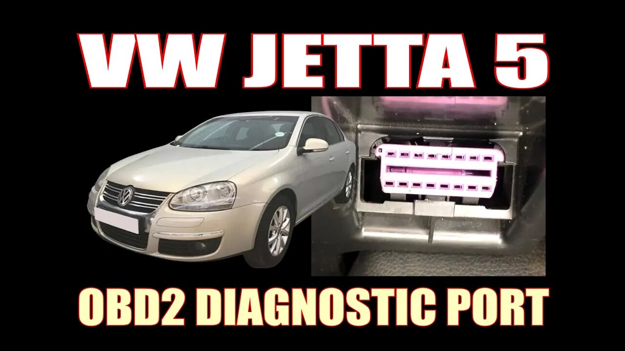 VW JETTA 5 ( 2006 ) - OBD2 DIAGNOSTIC PORT LOCATION